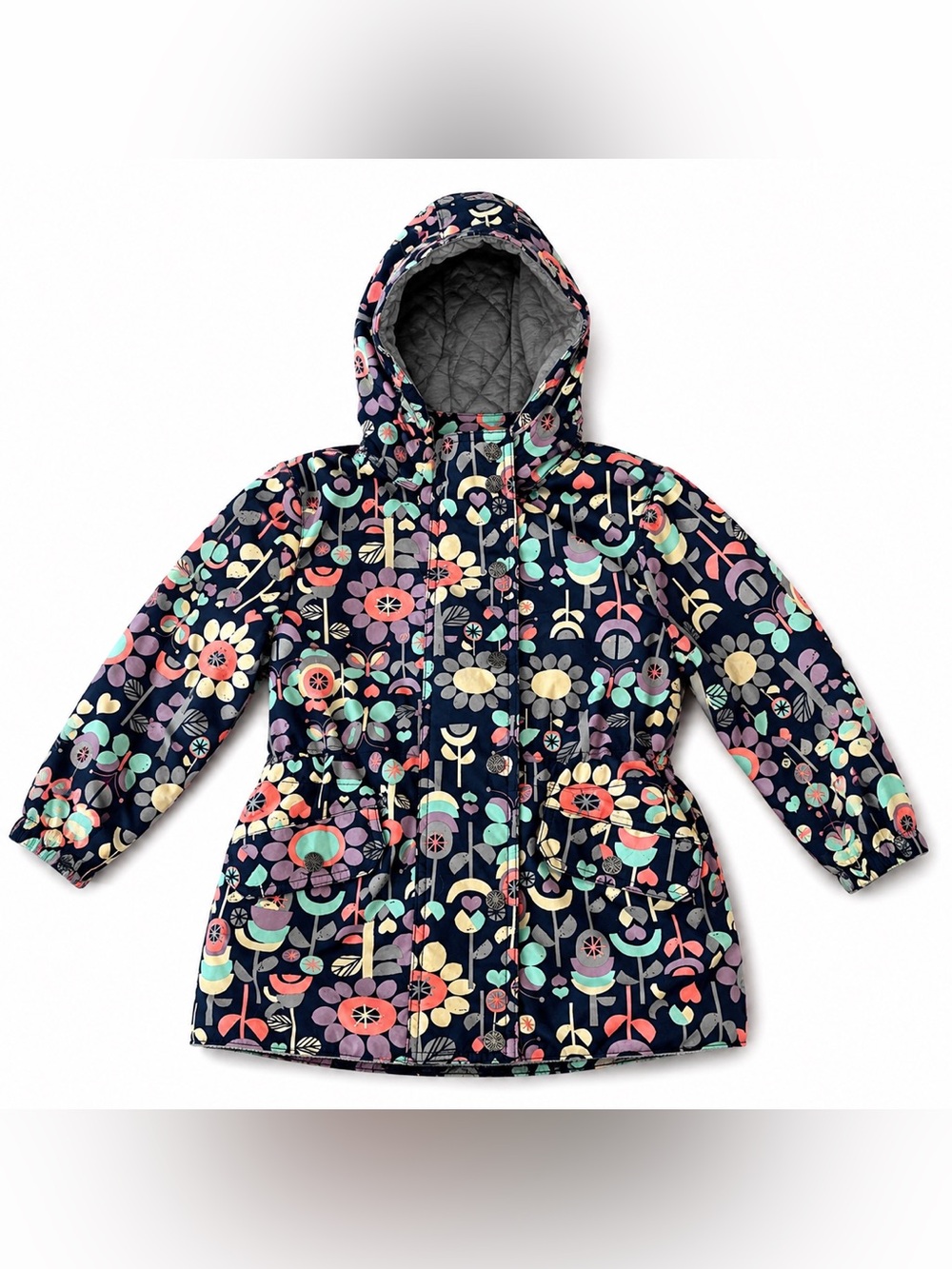 Hanna Andersson Kids Floral Raincoat - Multicolor Size 6/7